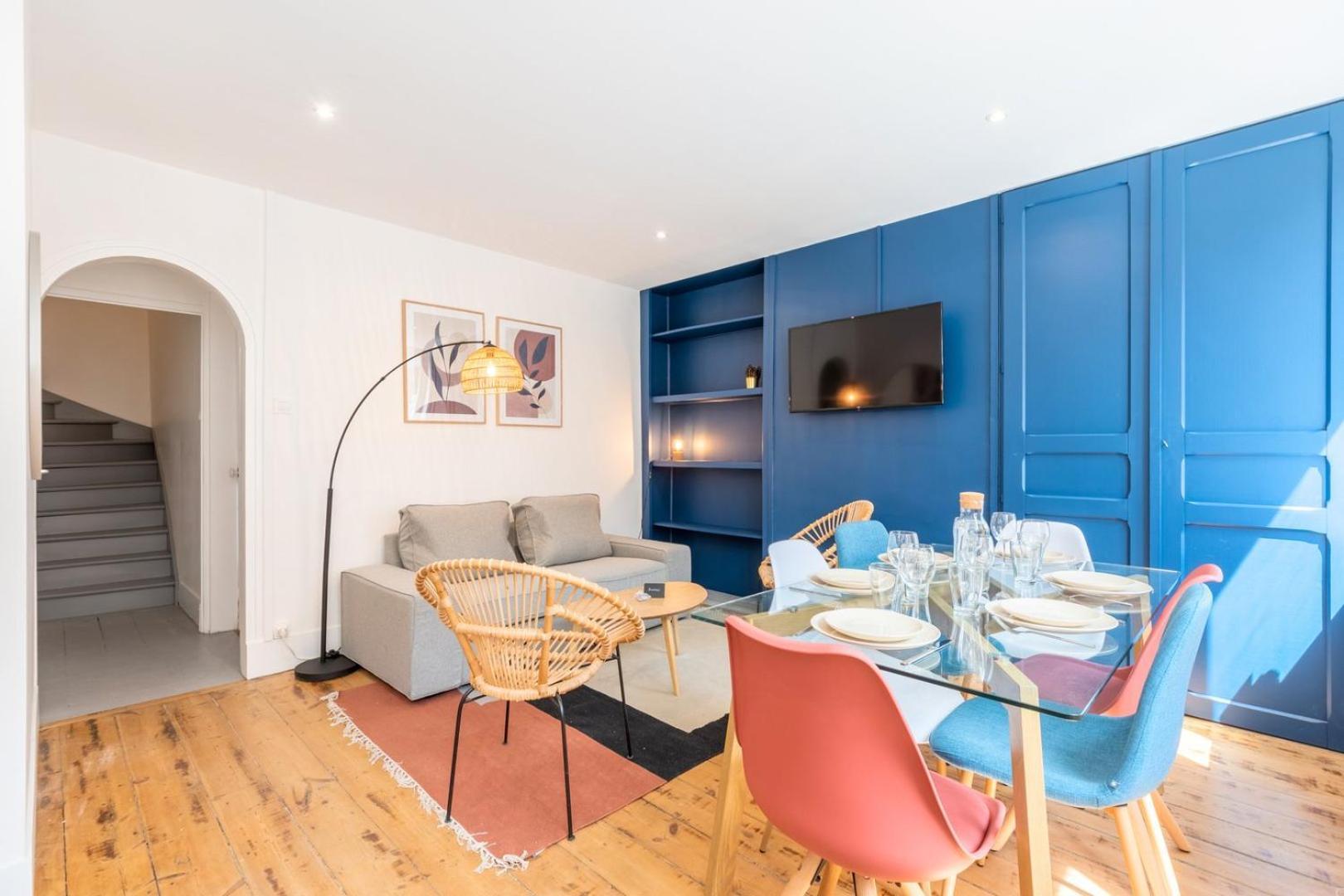 Bright 3-Bedroom 2-Bathroom Flat Lille Bagian luar foto